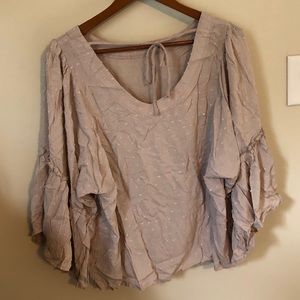 Maurices Large Light Pink/Blush Top, NWT